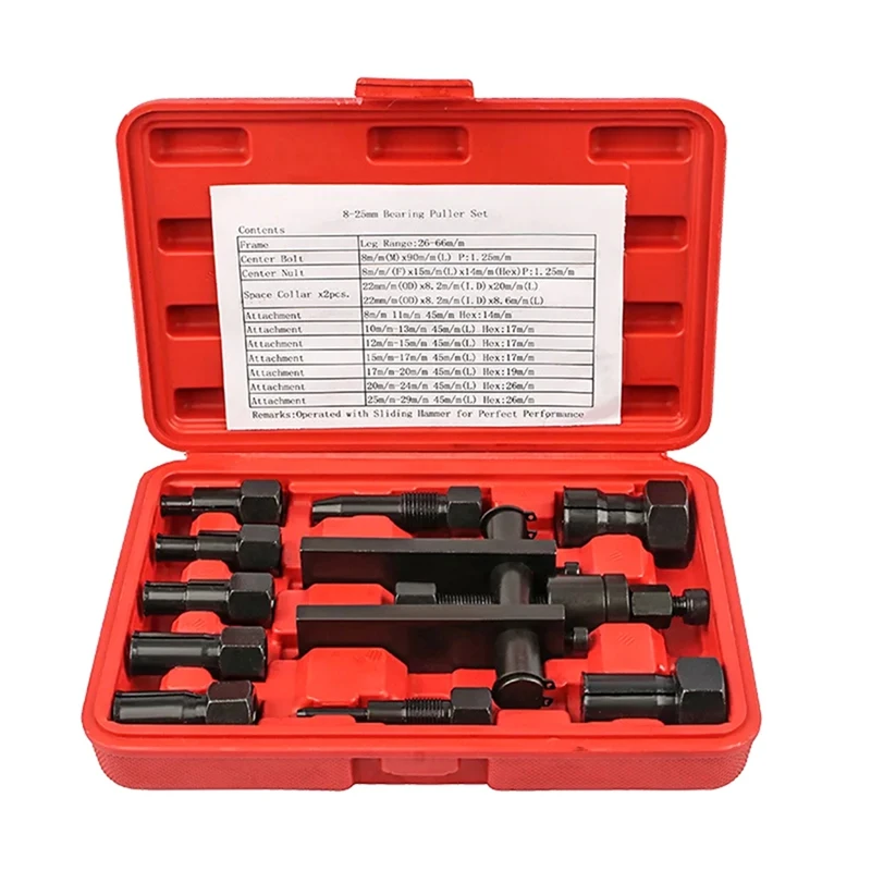 

A42P-Набор съемников сепараторов автомобильных подшипников Портативный набор инструментов для снятия подшипников Разветвитель подшипников Инструменты для съемника шестерен