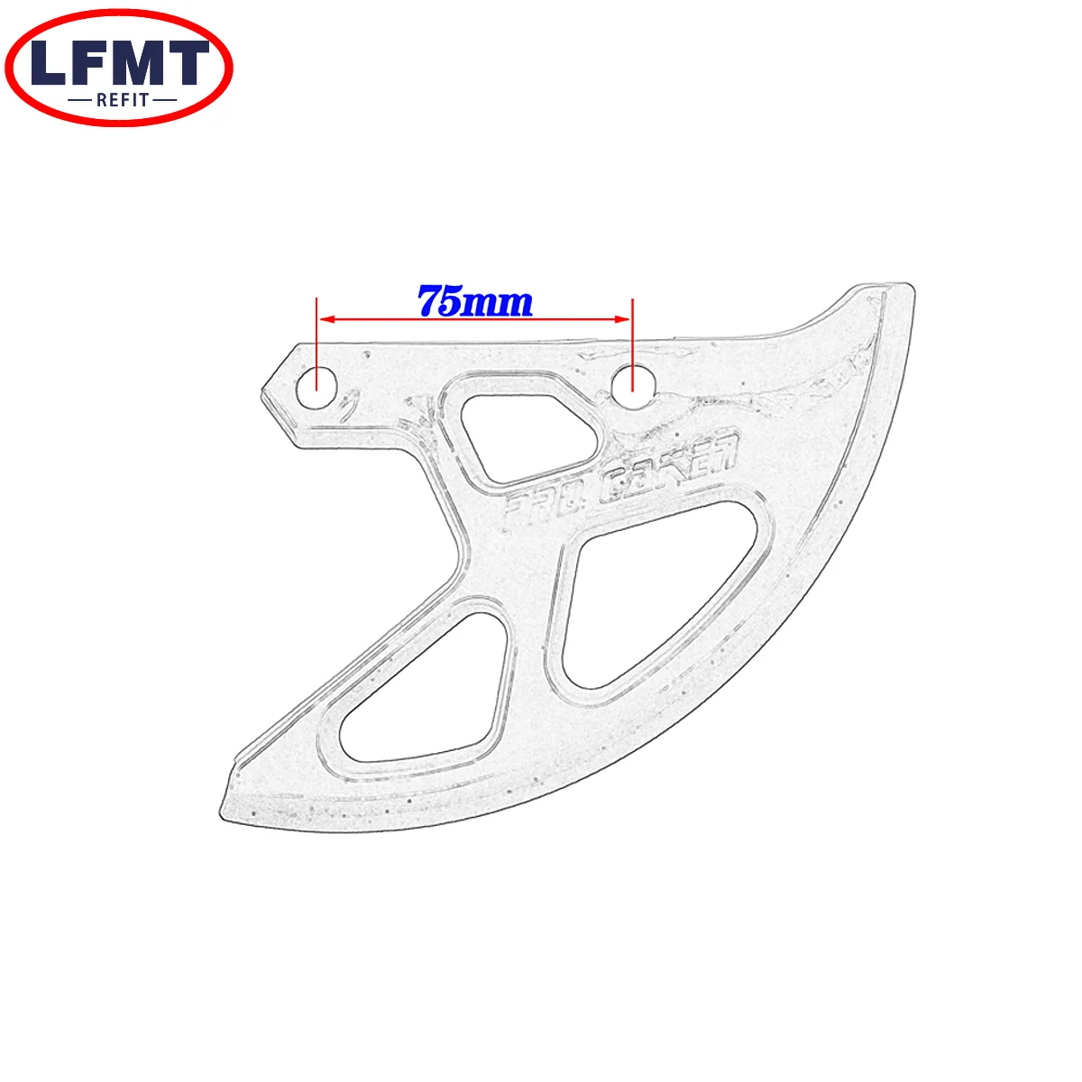 For Honda CR125R CR250R CRF250X CRF450X CRF250RX CRF450R L 2002-2023 Motorcycle Rear Brake Disc Plastic Rear Brake Caliper Guard