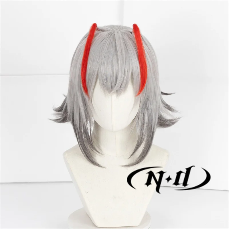 ND W Cosplay Wigs Game Arknights Cosplay Hair Wigs for Comic Con Coser Costume Theme Halloween Party Heat Resistant Synthetic