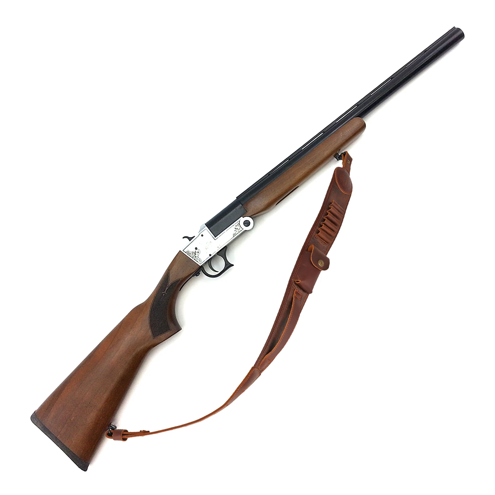 Tourbon Correa de Rifle Cuero con Soporte Portacartuchos - imagen 3