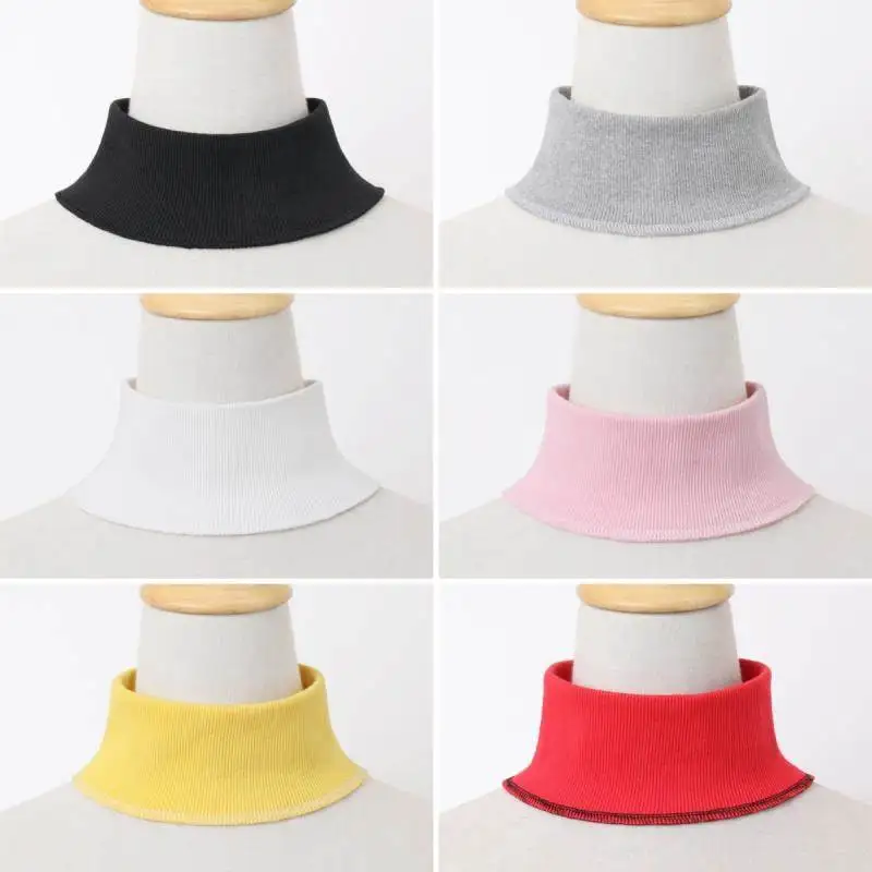 

Вязаный эластичный воротник-резинка с круглым вырезом для осенней одежды, для футболок и свитшотов