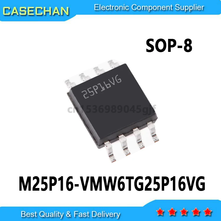 1PCS New and Original M25P16  M25P16-VMW6TG25P16VG 16Mbit SOP8 2M