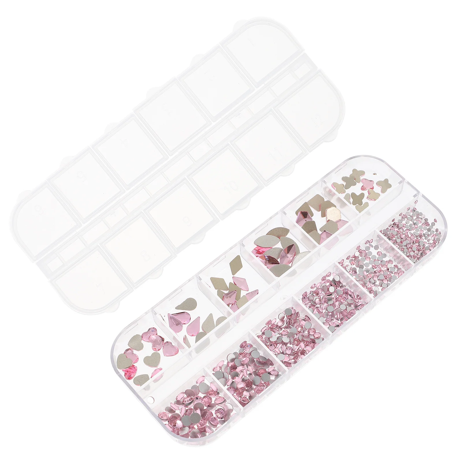 1 صندوق غير النظامية مسمار الماس Diy بها بنفسك مانيكير حلية خفيفة الوزن دائم البريق ديكور للأظافر الأحذية الملابس الحرفية مسمار الفن