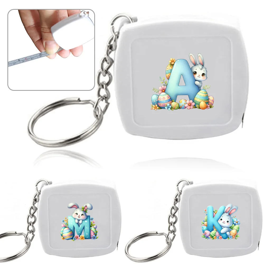 

2m Tape Measure Retractable Portable Dual Scale Lockable Small Keychain Ruler Lightweight for Sewing DIY Home Office Travel Gift