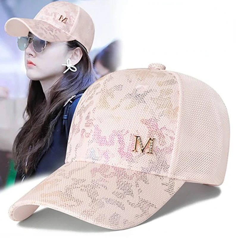 2022 Sun Hat for Women Ladies Female Girl Baseball Cap Summer Sports Hat Fashion Luxury Brand Breathable Snapback Trucker Hat