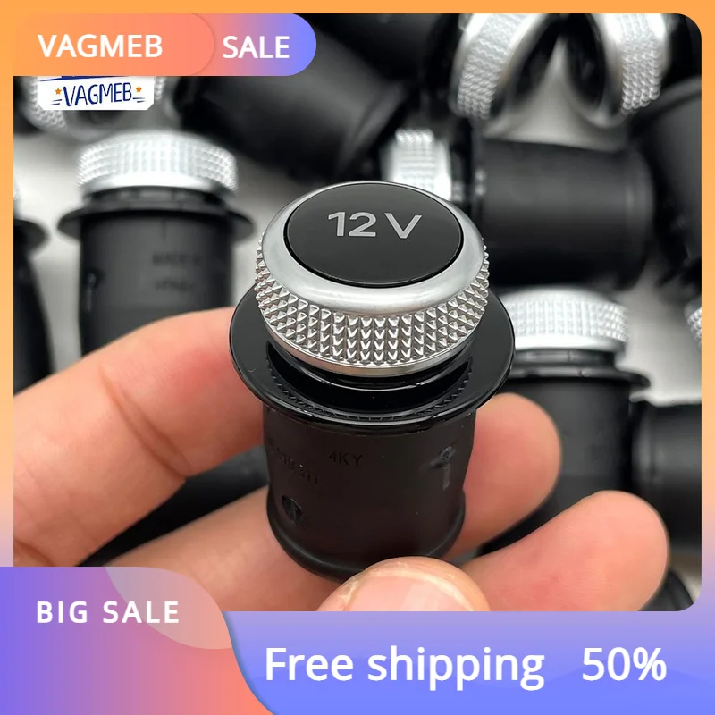 

Car Cigarette Lighter Cover Chrome Plated Cigarette Lighter Plug 8W0919311 8WD919311 4H0919311 4L0919311 40GF