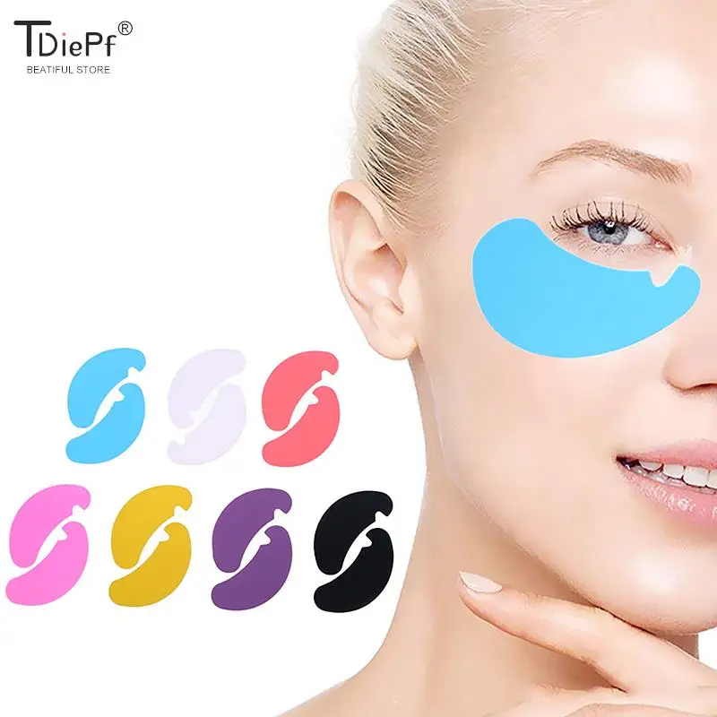Reutilizáveis Eye Pads para Extensão dos Cílios, Silicone Stripe, Lash Lift, Patches de Hidrogel, Gel Patch, Ferramentas de Maquiagem, 1 Par