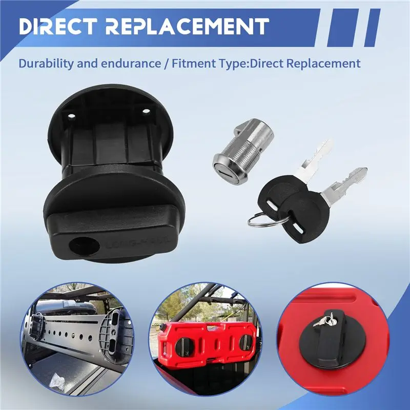 M93K-Gas Can Mount, Oil Mounting Lock 5Gallon Gas Tank Cans Lock Pack Mount Lock