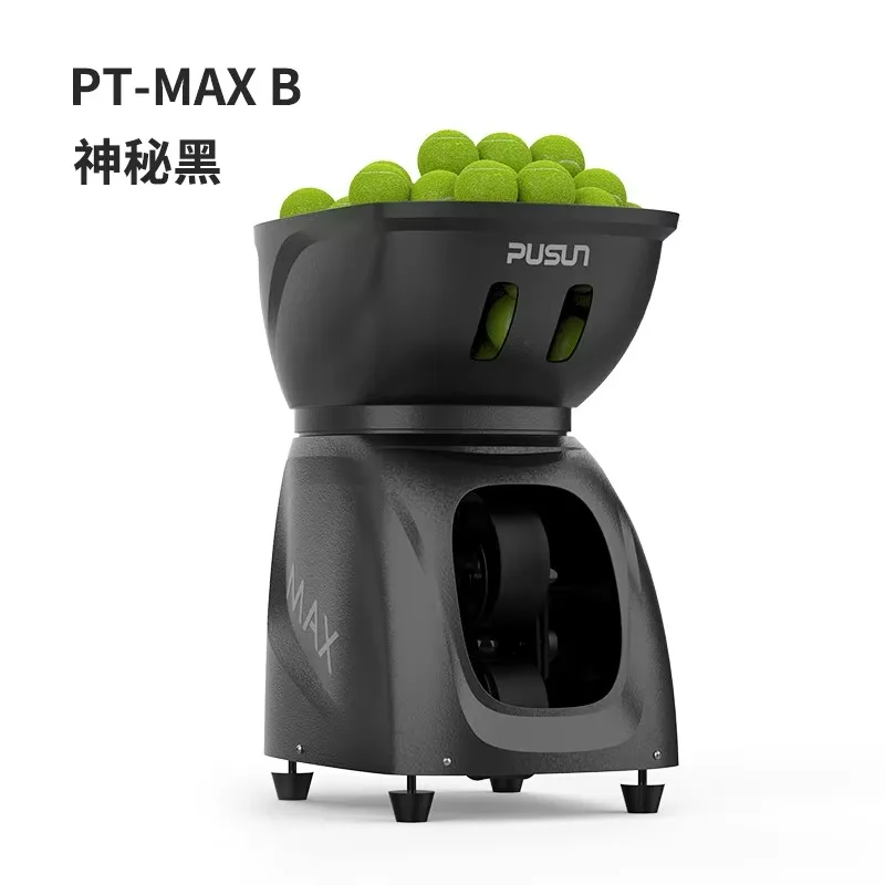 

Intelligent Portable Tennis Ball Machine Spin Remote Control APP Controlled 18M Serving Distance 10-90km/h Speed 145+ Balls