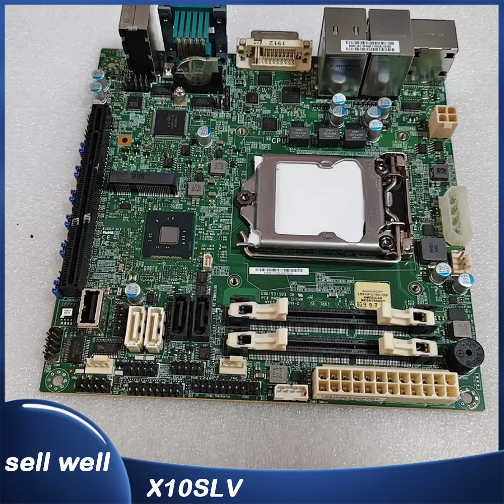 Q87 Dual Network Port Motherboard DDR3 X10SLV REV 1.01