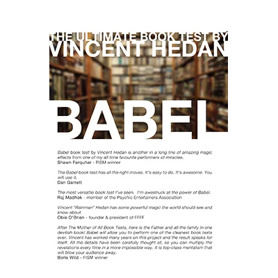 2023 Babel by Vincent Hedan - Magic Tricks