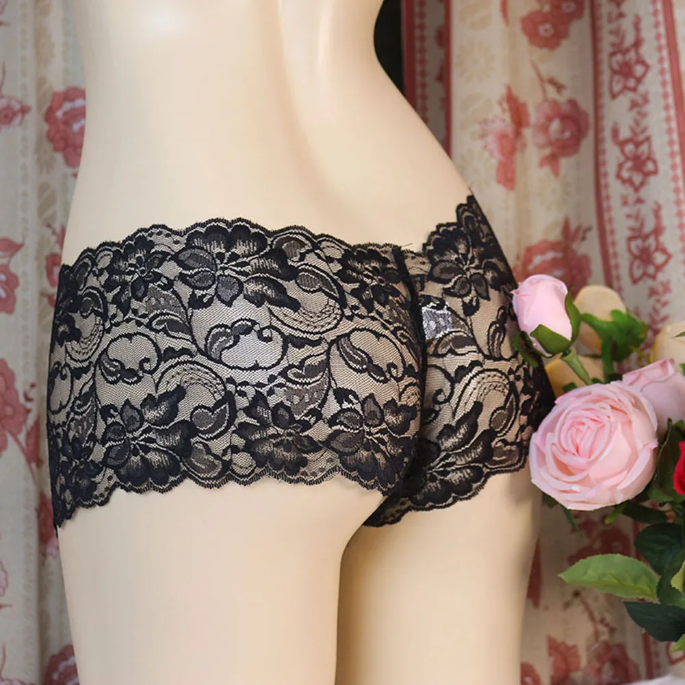 

Low Waist Briefs Breathable Underwear Home Use Medium Stretch Nylon Material Solid Pattern Thinner Fabric All Seasons Wear