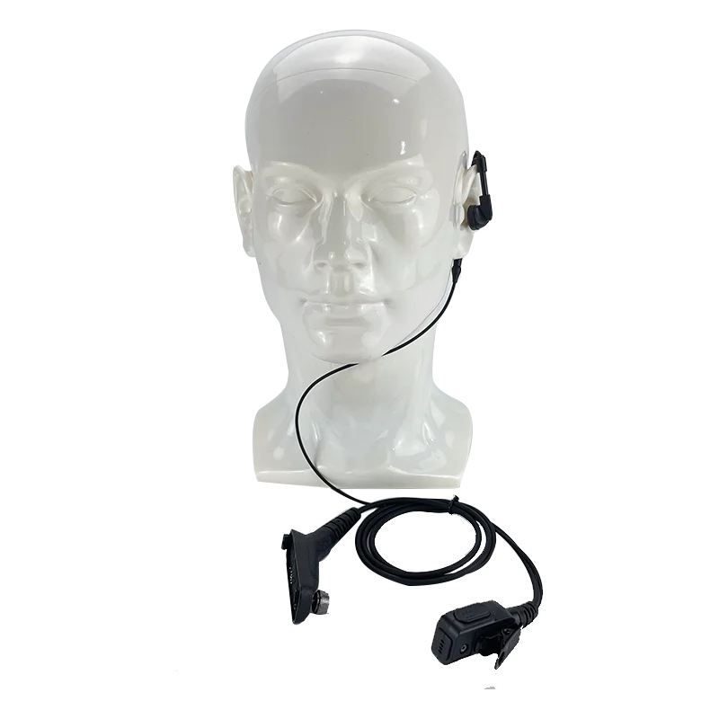 K15 Wired Music Earphones Headphones Over-the-Ear Compatible Motorola XIR P8200 P8268 P8668i GP328D GP328D+ Walkie-Talkie Models