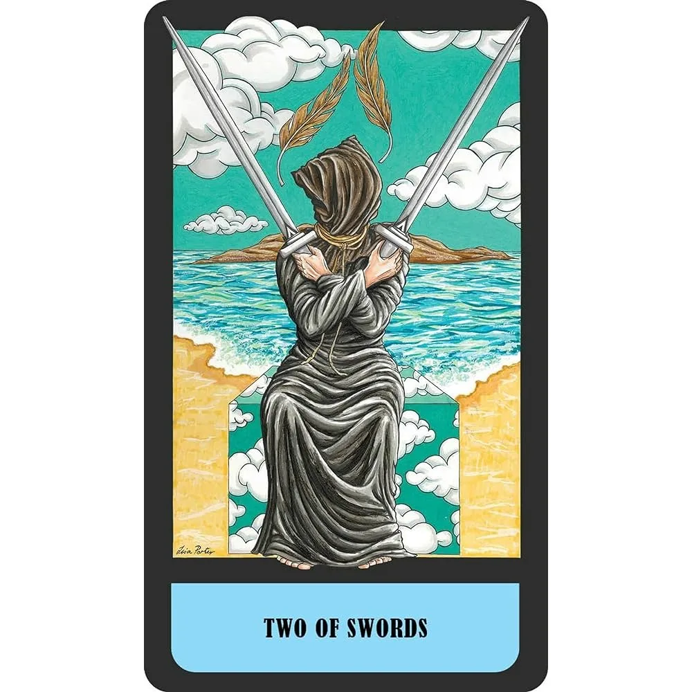 Tarot du royaume mystique 10.3x6cm, 78 cartes complètes, une compilation unique de cartes de tarot vibrantes