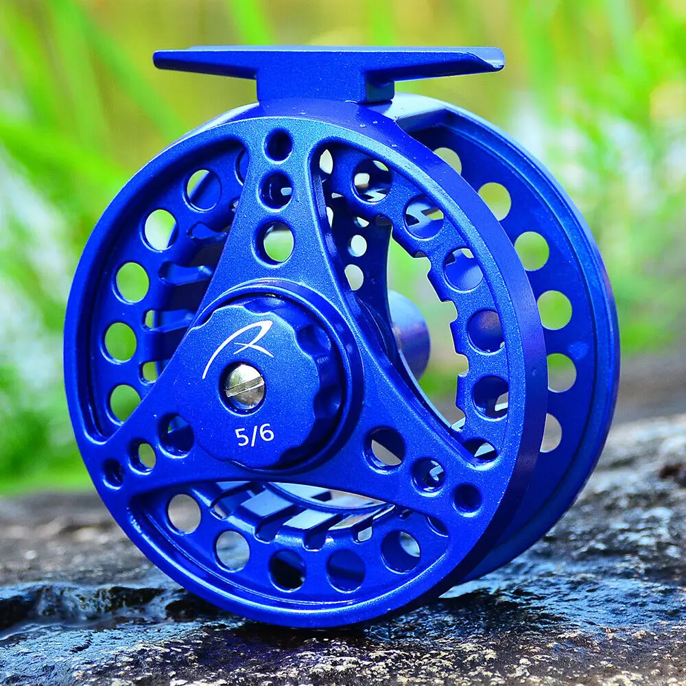 1pcs Fly Fishing Reel 3/4-5/6-7/8 WT with CNC-machined Aluminum Large Arbor Die Casting Fish Reels