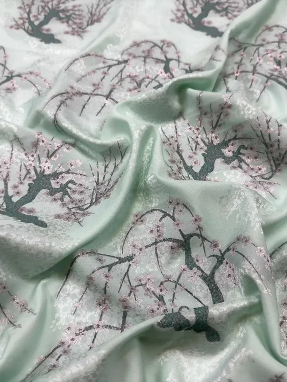 

Жаккардовая ткань, дышащее мягкое парчовое платье на весну и лето, одежда, швейная ткань, оптовая продажа, ткань, метры, сделай сам