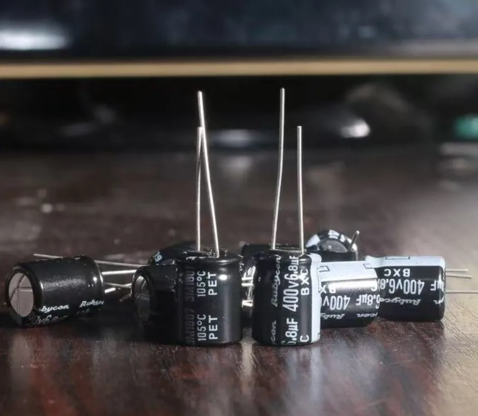 

20 шт. 6,8 мкФ 400 В Rubycon конденсатор 400 В 6,8 мкФ 10 × 12,5 мм BXC высокочастотный низкий ESR