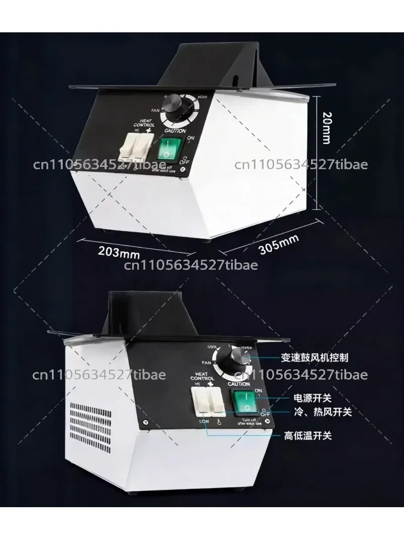 Eyewear Frame Heater RB 202A Temperature Control Drying Lamp for Glasses Repair Cleaning Temple Heating Tool