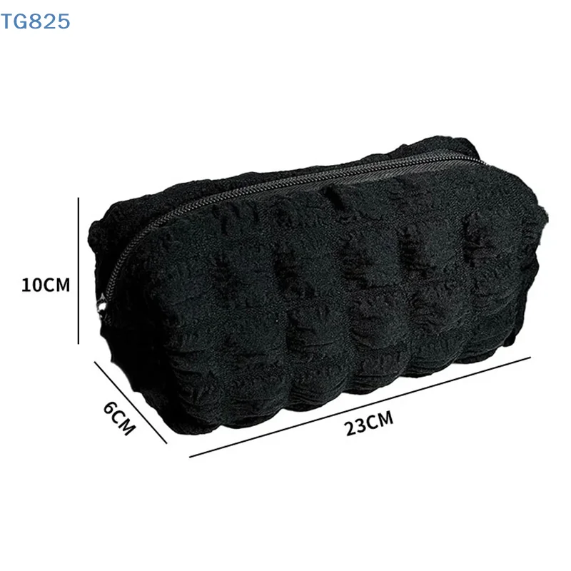 ANNHCosmetic Bag Solid Color Pencil Case Creative Pillow Bag Large Capacity Bag For Girls School Supplies Stationery Box