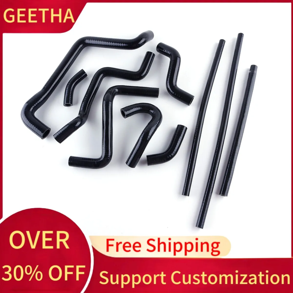 For Fiat Punto GT 1.4 Turbo GT1 1993 1994 1995 Silicone Ancillary Hoses 10PCS