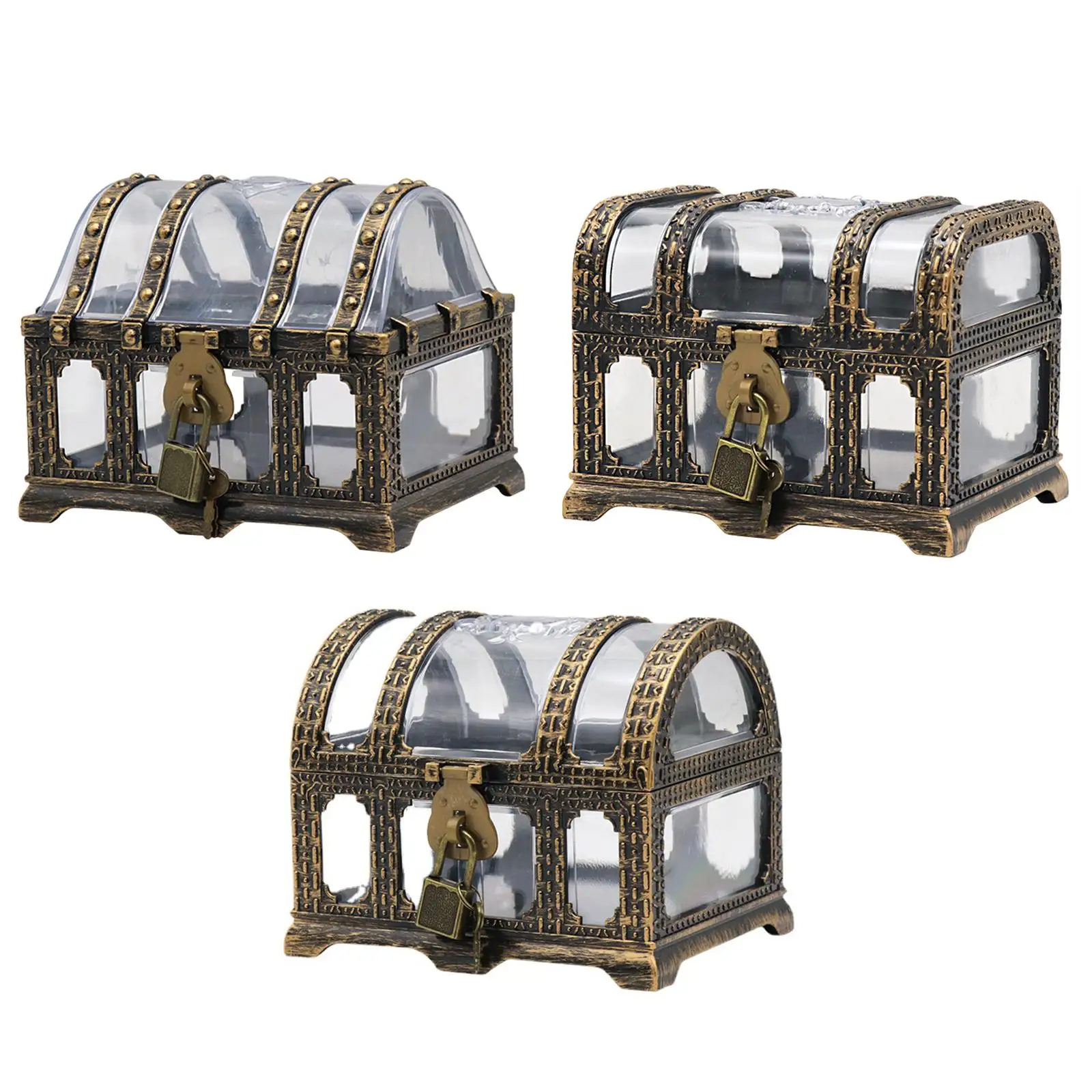 Piraat Schatkist Met Slot En Sleutel Speelgoed Schatkist Voor Party Gunsten Klaslokaal Beloningen