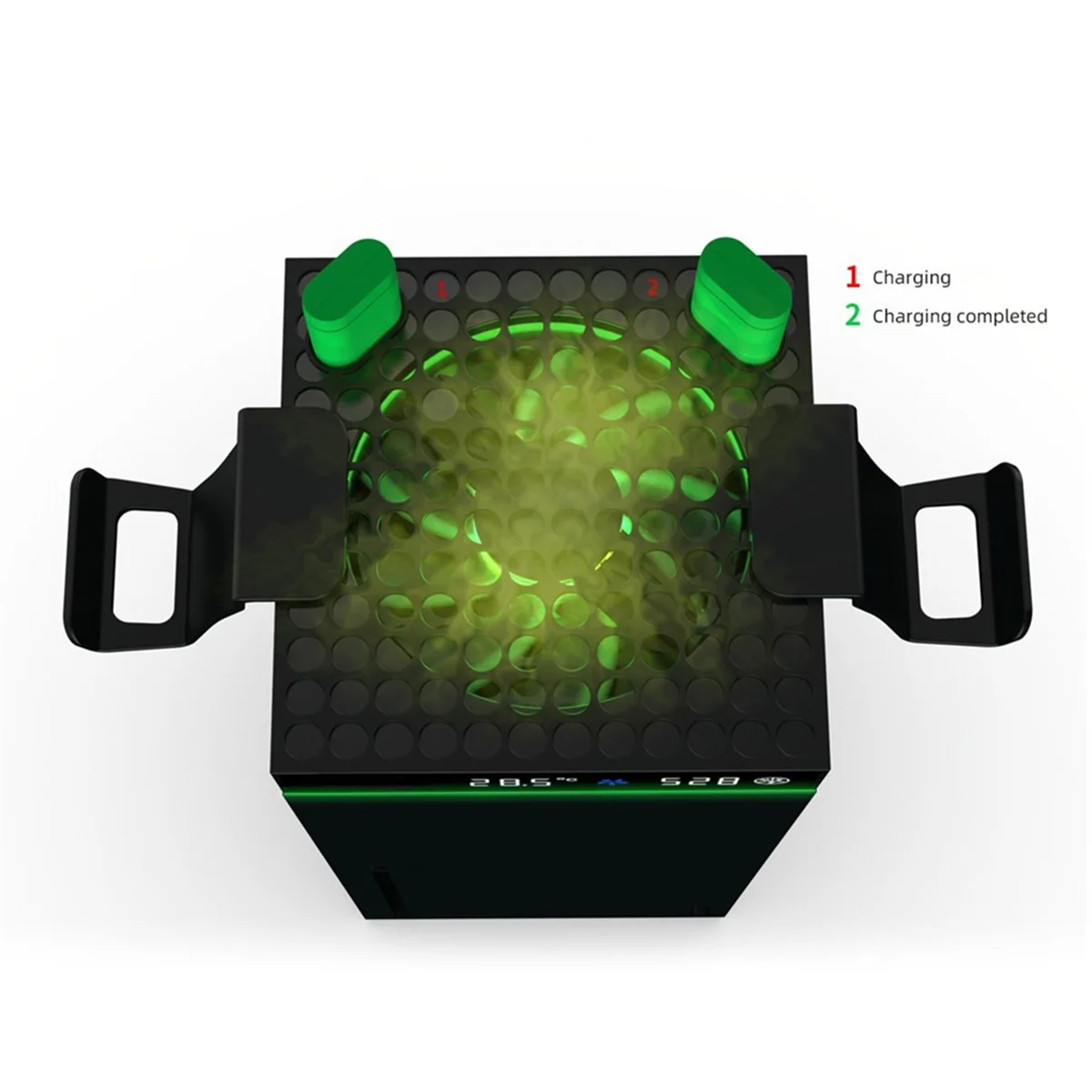 ADEGBO-مروحة تبريد محسنة لسلسلة Xbox X/S RGB الذكية