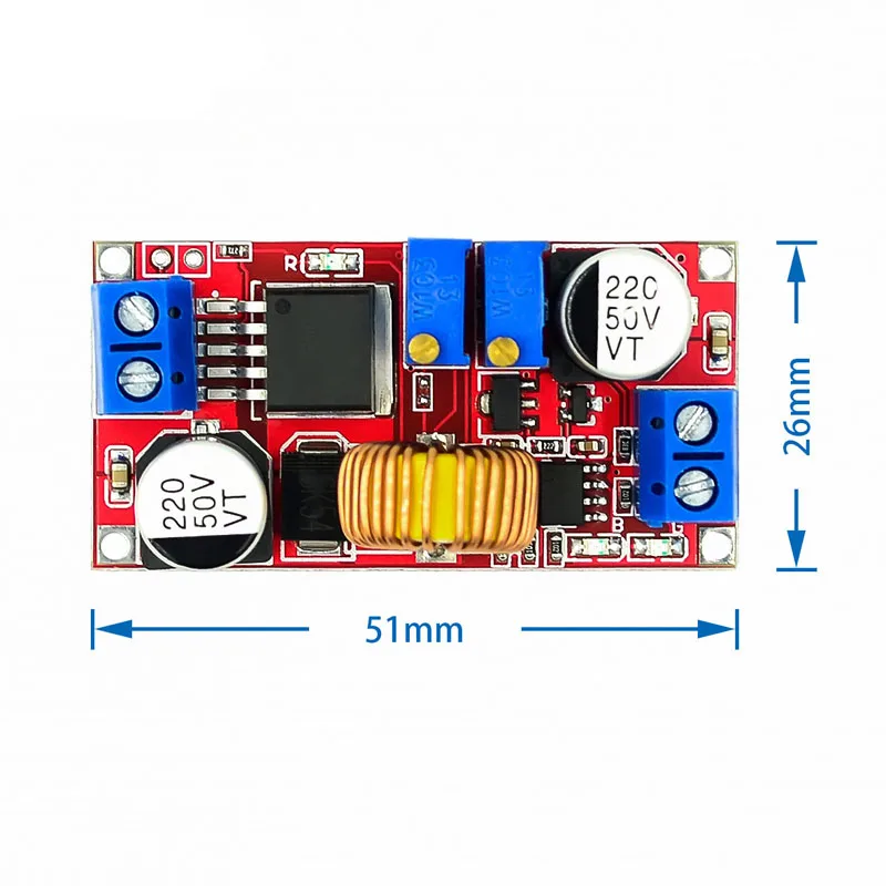 1~100Pcs XL4015 Constant Current Constant Voltage High Current 5A Lithium-ion Battery Charging LED Driver Power Module