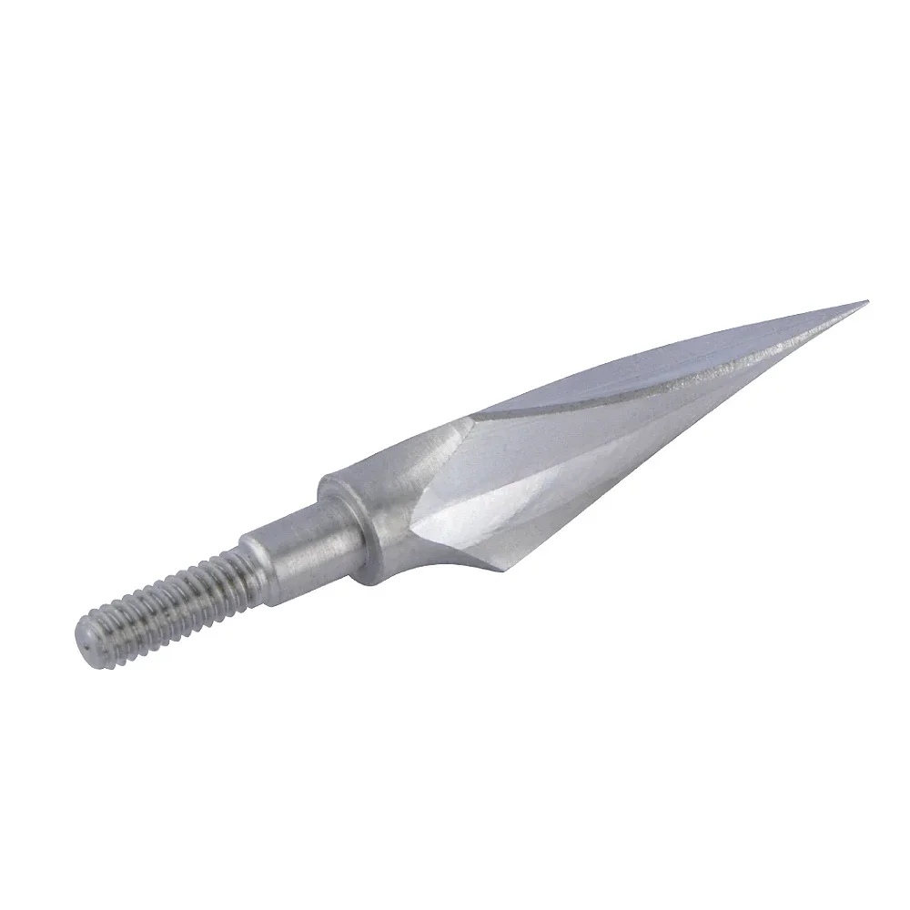 150 Grain Broadhead-Pfeilspitzen, 12 Stück, präzises Gewindedesign, korrosionsbeständiges Eisenmaterial, komplett mit Aufbewahrungsbox, universell passend für die meisten Bogenschießbögen, Ersatz-Pfeilspitzen für Amateur-Outdoor-Freizeitschießen – Detail 2