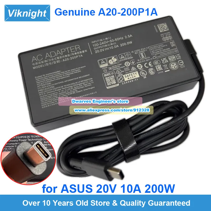 

Оригинальный A20-200P1A ADP-200JB D A22-180P1A ADP-240EB B ADP-280EB B ADP-380AB B A24-380P1A для Asus ProArt PX13 Strix G18 Scar 16