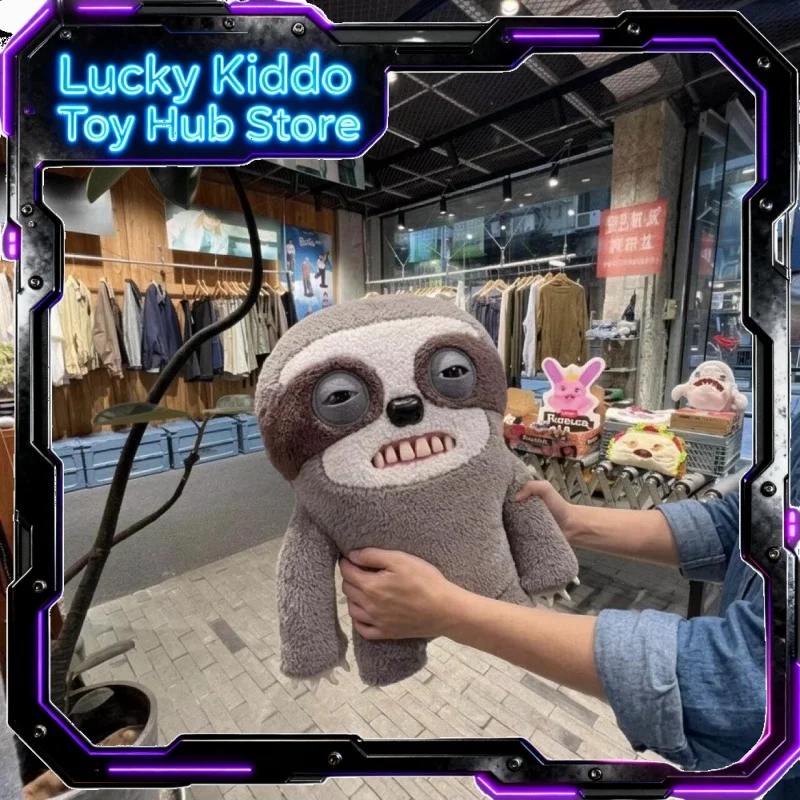 Original Fuggler Big Fugg 2 Series Ugly Cute Funny Teeth Monster Giant Sloth Collectible Plush Toys Gifts