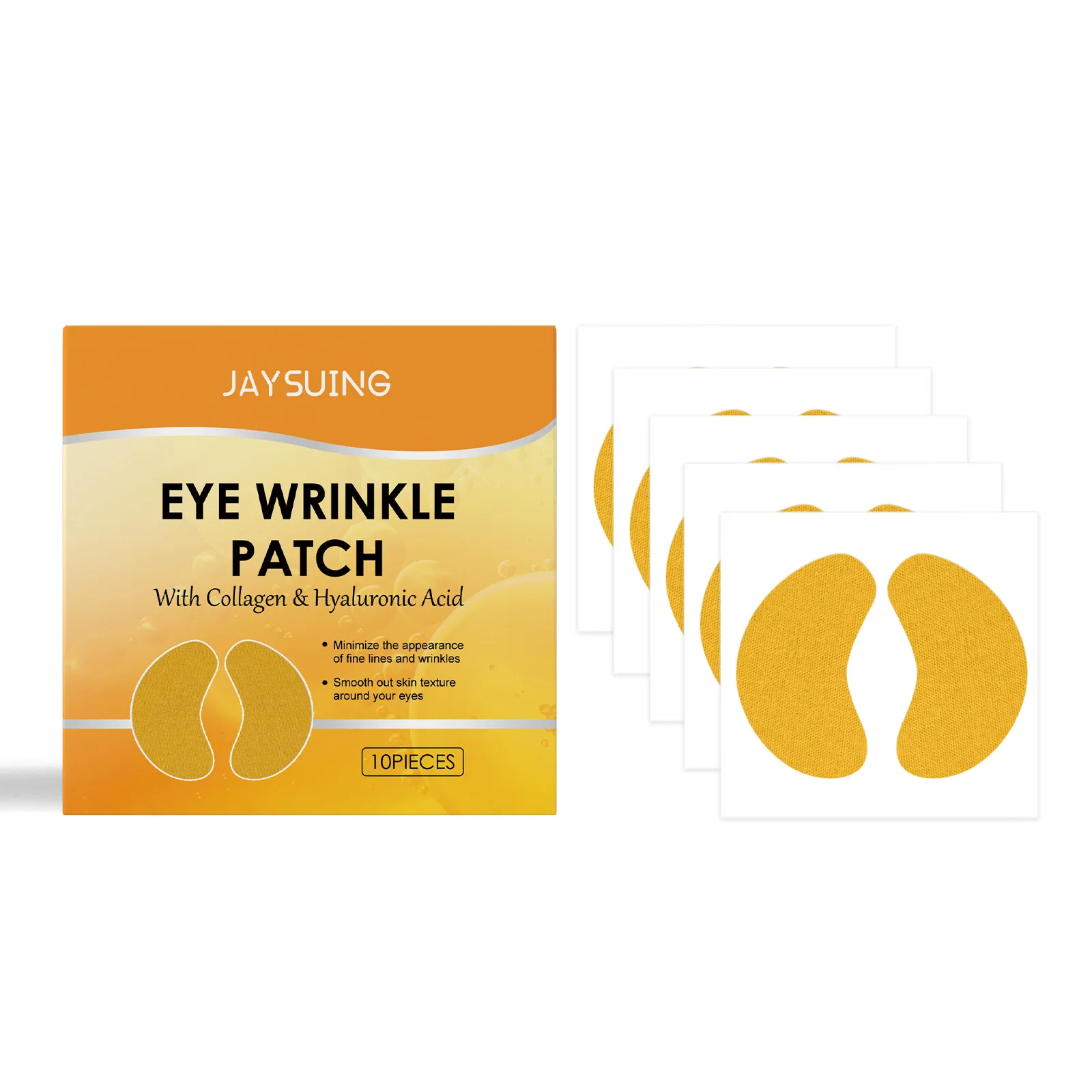 Collagen Eye Patches Hyaluronic Acid Eye Mask Anti Dark Circles Eyes Bags Wrinkle Removal Moisturizing Firming Skin Care Product
