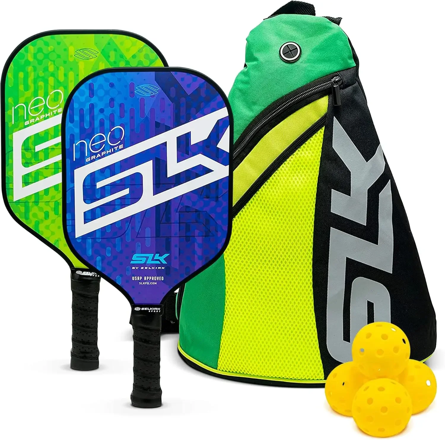 Paletas de Pickleball |   Con una cara de paleta de Pickleball de grafito y fibra de vidrio multicapa |   SX3 Honeycomb C