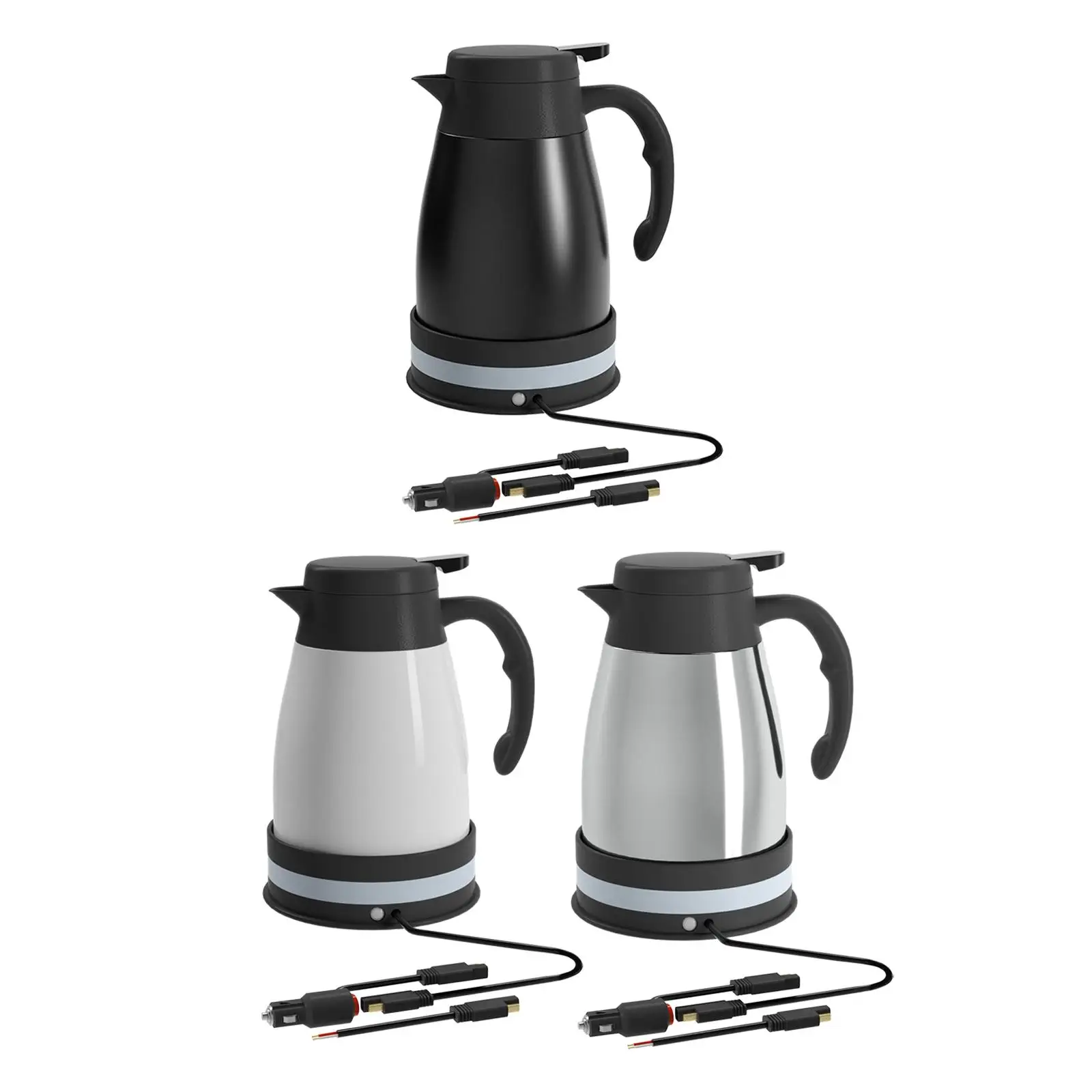 Car Electric Kettle Pot DC 24V Fast Boiling Hot Water Kettle