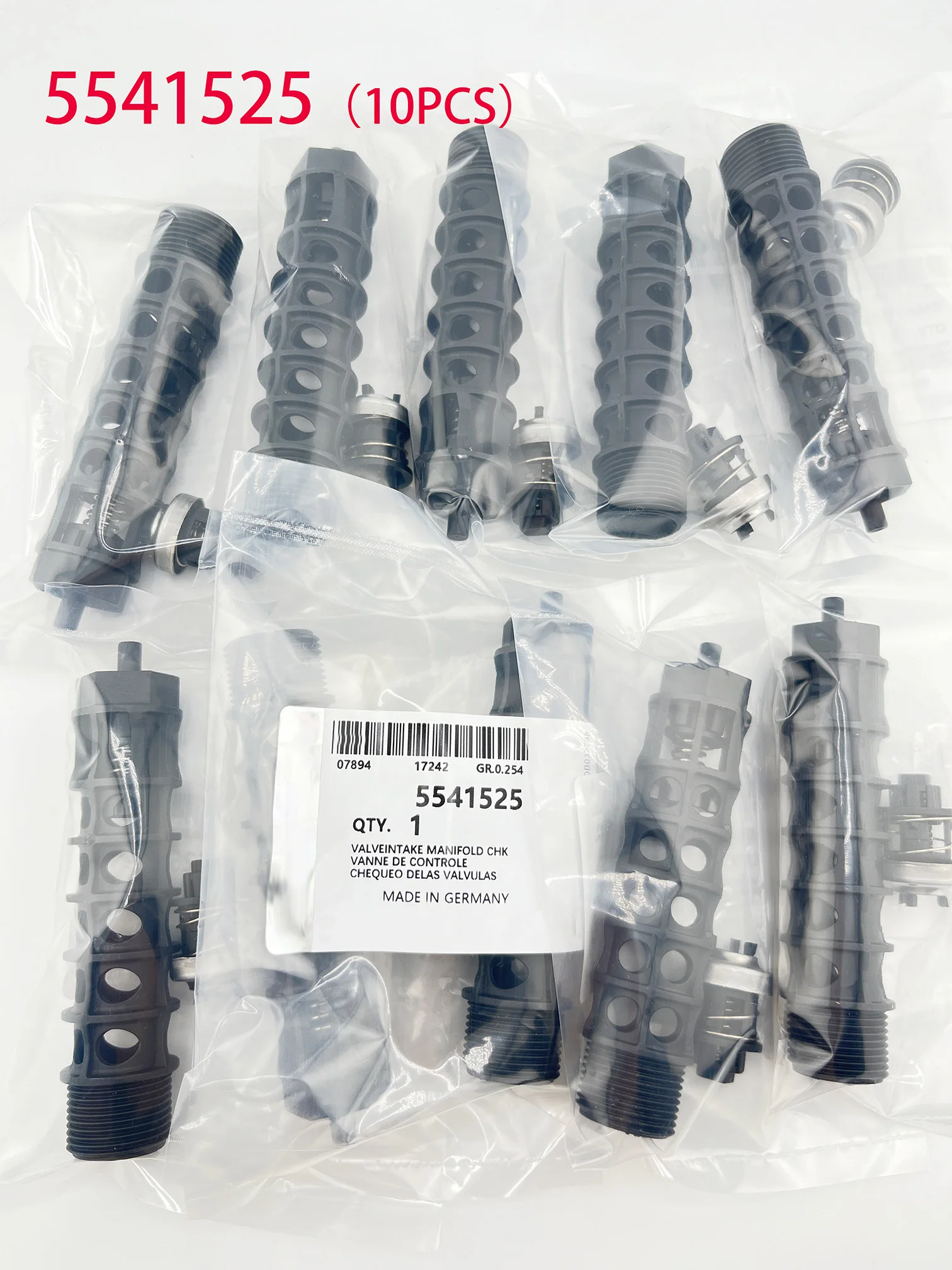 10PCS 5541525 Engine Oil Cooler One Way Valve 93186324 55353322 For Chevy Cruze 1.8L Opel Astra H 1.6L