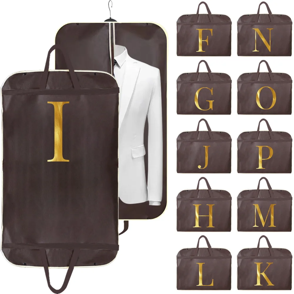 

Clothing Covers Wedding Dress Dust Cover Dustproof Suit Coat Protector Hanging Garment Bags Clothes Organizer 26 Letter Printing