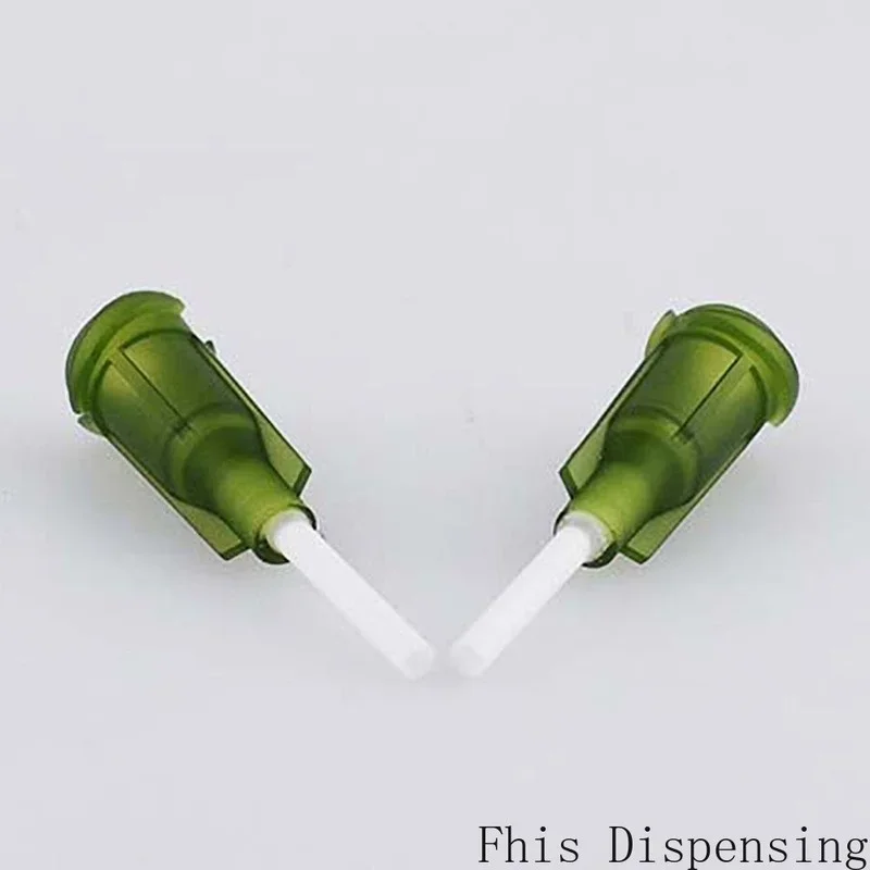 100 접착제 분배 바늘 팩, 튜브 길이 12.7mm, 0.5 인치 PP 유연한 바늘 14G