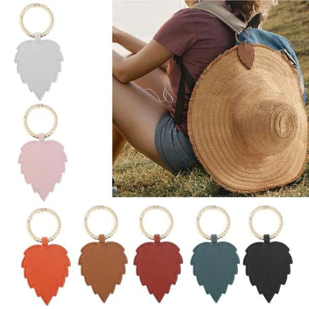 1pc clip per cappello magnetico su borsa porta cappello in pelle PU per borse da viaggio zaini bagagli forniture da viaggio all'aperto