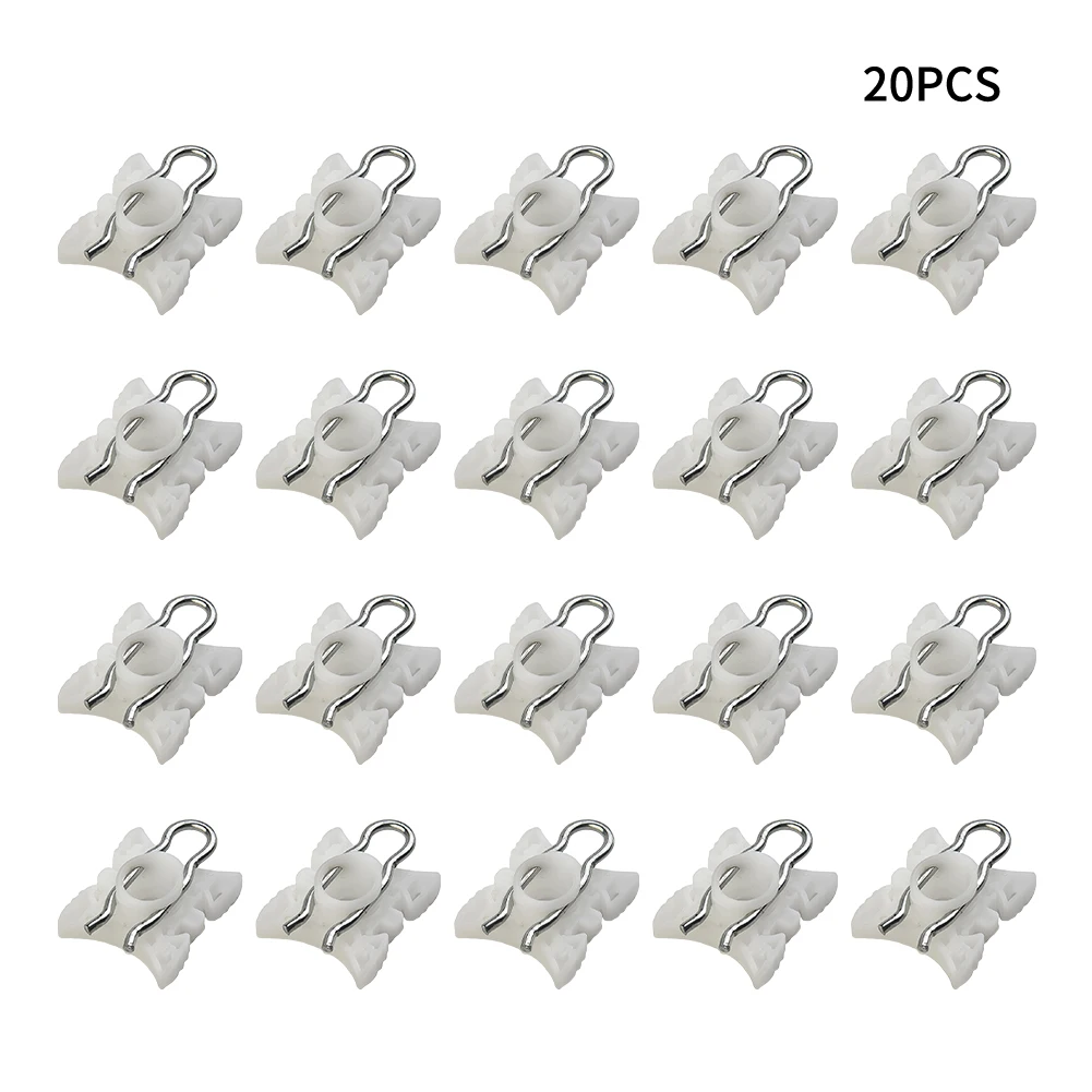 Improve Window Functionality with 20 Pcs of Casement Regulator Sliding Pivot Clips for BMW E32 E34 E36 Z4 51321938884