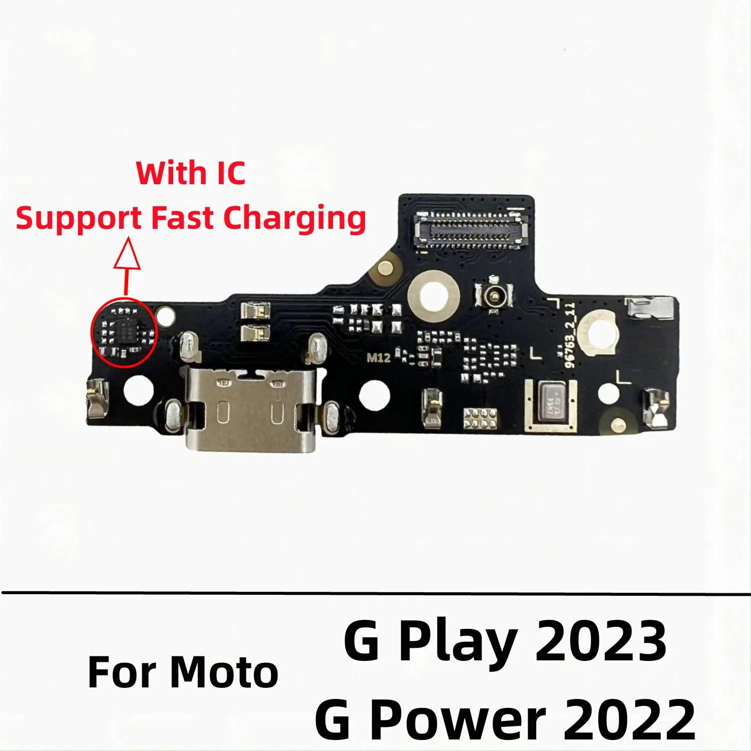 USB Charger Dock Connector Board Charging Port Flex Cable For Motorola Moto G Power 2022 Play 2023