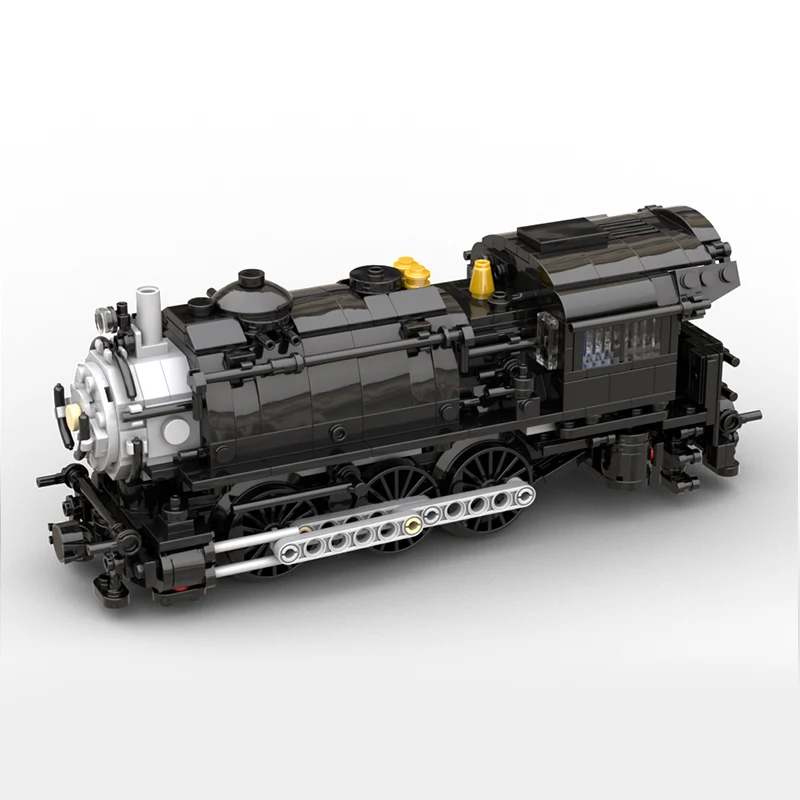 City Car Model MOC Building Bricks Silver Front Steam Train Head Modular Technology  Holiday Gifts Assemble Toys Suit QWERT