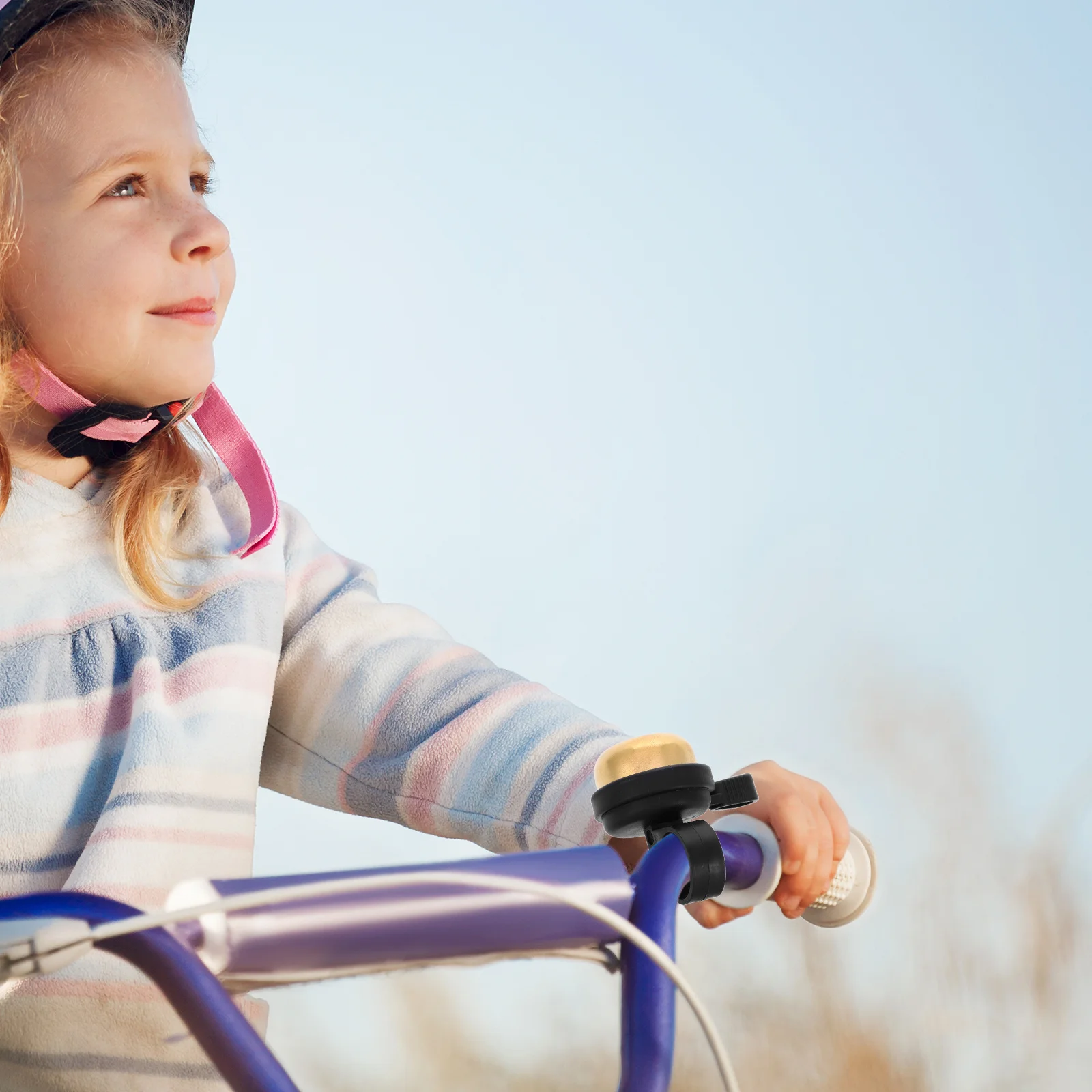 

Bicycle Bell for Adults Loud Clear Sound Compact Easy Install Suitable for Mountain Road Scooter Cycles Bicycle Bell