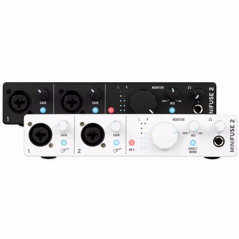 ARTURIA MiniFuse 2 portable 2 in / 2 out MIDI audio interface with 48V fantasy power for k song and live streaming