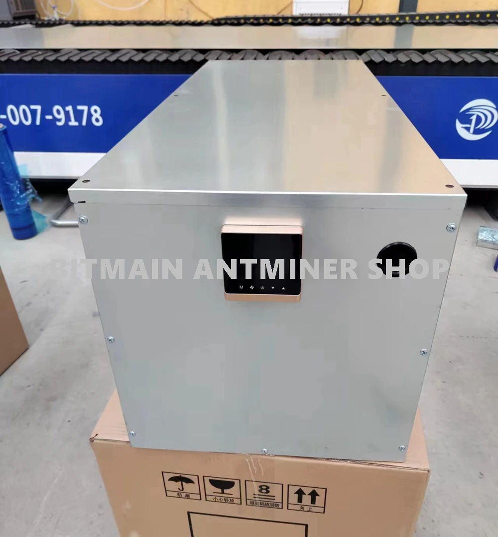 Ventilador de colagem do silenciador do mineiro para máquinas de mineração para antminer l7/z15/s19/ka3/k7/d9/e9/s19/a1246/a1346series com wifi/lcd opcional