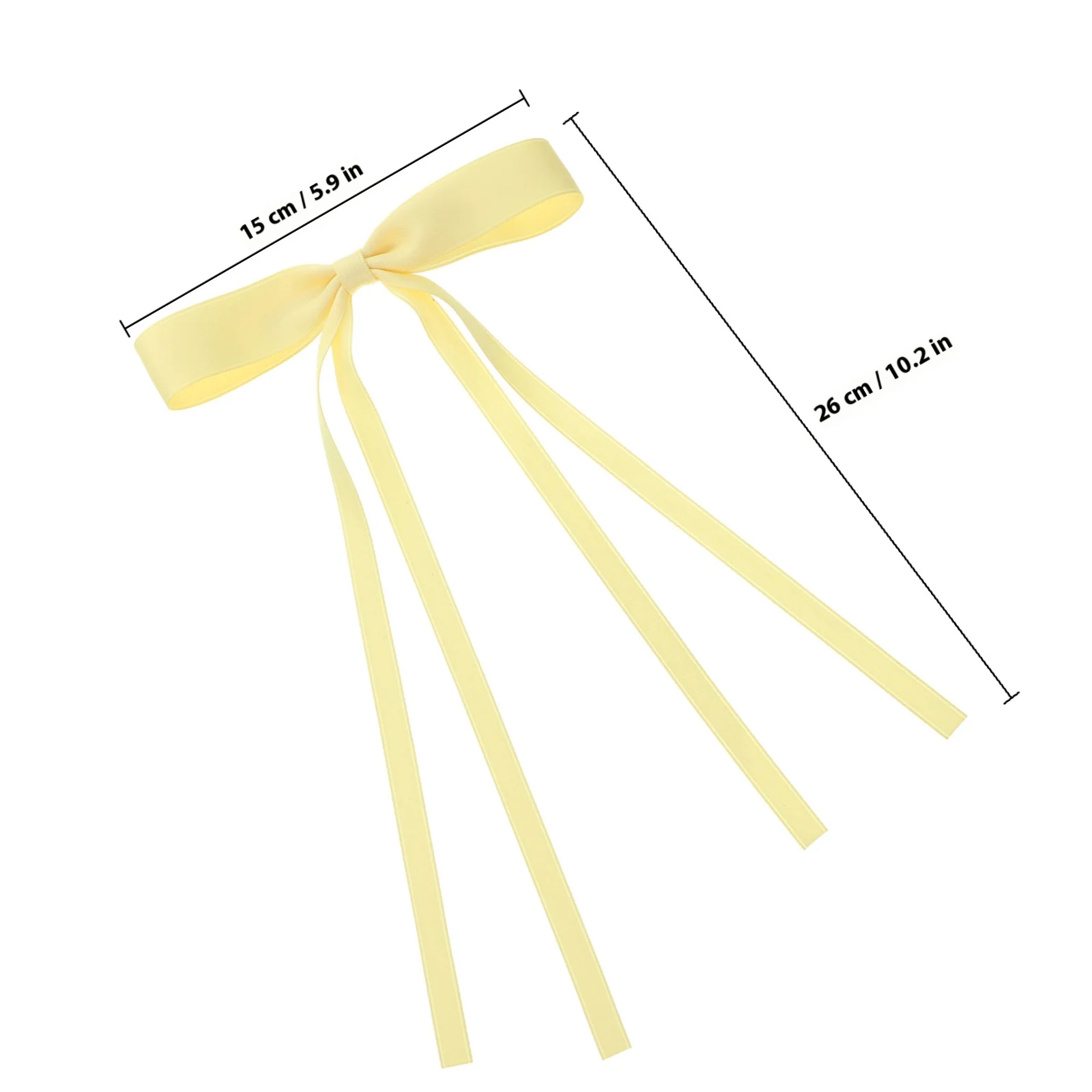 2 قطعة مشبك شعر عقدة الفراشة الدانتيل مقاطع الشعر القوس الكبير للنساء نمط طويل مشبك معدني آمن عقد حفل زفاف حفلة موسيقية #3