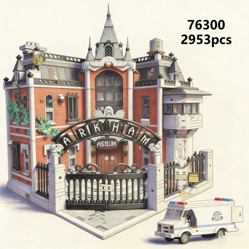 

Hindi Madhouse 76300 Модель Блоки Сборка Рождественский Подарок На День Рождения 2953 Шт. Кирпич Детская Развивающая Игрушка