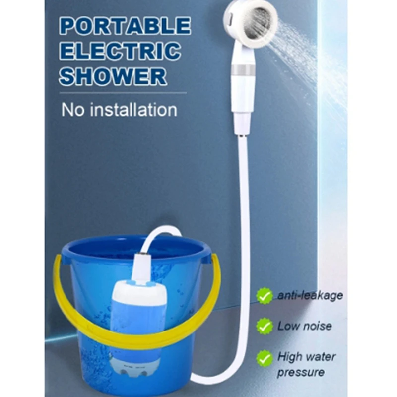 Outdoor Bathing Artifact Convenient Dormitory Camping Supplies Shower Wireless Shower Portable Rechargeable Shower