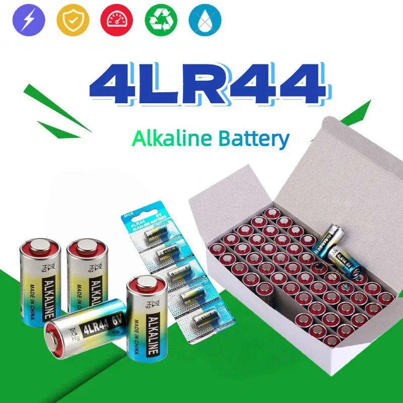 

6V 4LR44 Alkaline Battery PX28A L1325 A544V 4034PX 544 Primary Cell for Beauty Pen Dog Collars Remote Control Doorbell
