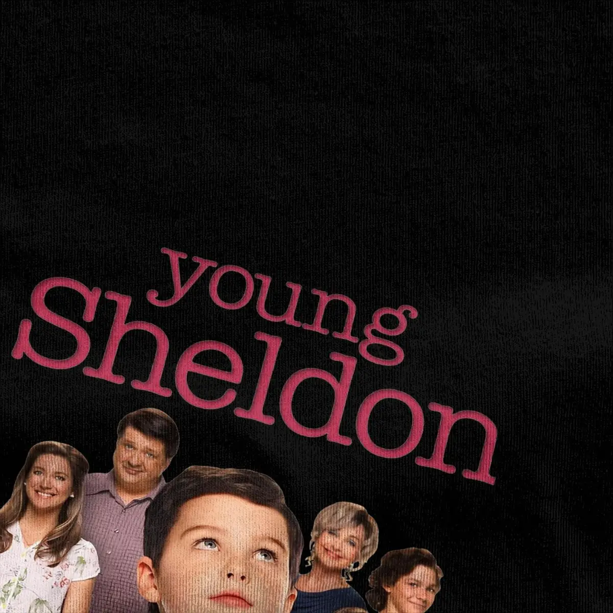 Men's Funny Young Sheldon TV Show Print T-Shirts 100 Cotton Top Tees Summer Y2K Short Sleeve T-Shirt O Neck Fashion Tee Shirt