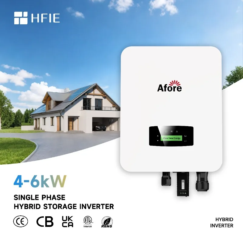 Hybrid Inverter AF4-6K-SLP 5Kw 6Kw 8Kw Single Phase High Efficiency Inverter For Home Use
