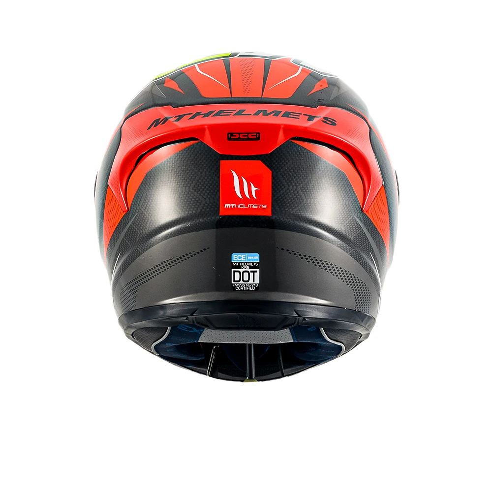 Мотоциклетный гоночный змеиный карбоновый шлем Mt, Испания Kre Classics, волокно, стекло, двойная пряжка D-образного кольца